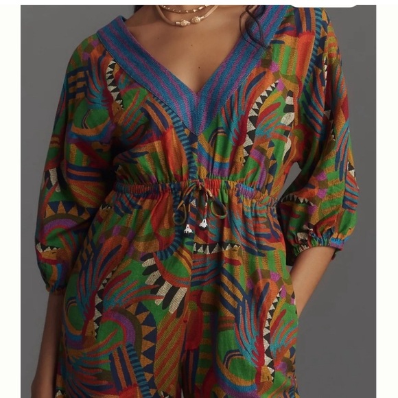 Farm Rio wide leg jumpsuit new with tags - Picture 4 of 9